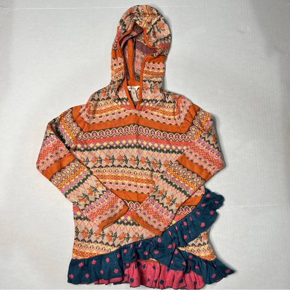Matilda Jane Girls Size 8 Keep Me Cozy Sweater Choose Your Path Fall Orange